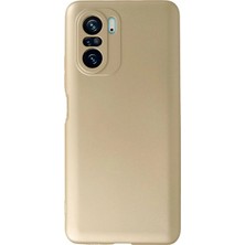 Marsilyan™- Xiaomi Poco F3 Kılıf First Silikon - Gold