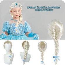İlk El Grup Platin Altın Dore Renk Karlar Ülkesi Elsa Frozen Peruğu Çocuk Boy