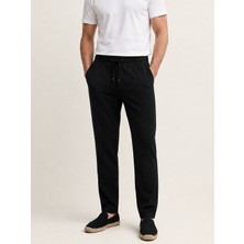Xint Erkek Siyah Pamuk Dokulu Slim Fit Jogger