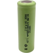 İlk El Grup Sertec - 1.2V 1300 Mah - 4/5AA- Ni-Mh Şarjlı Pil - (Başsız / Flat Head)
