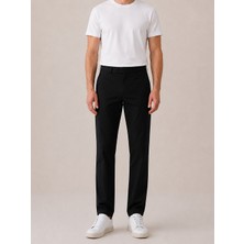 Xint Erkek Siyah Formunu Koruyan Regular Fit Pantolon