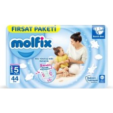 Maxi Trendy Bebek Bezi 3D Juniorplus 5+ Beden Fırsat Paketi 44 Adet