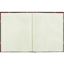 Maxi Trendy Ulusal Marka Texhide Serisi Kayıt Defteri, 26,4 x 21,4 cm Siyah, 150 Sayfa (56211), Siyah/bordo
