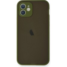 İlk El Grup Apple Iphone 12 Mini Kılıf Montreal Silikon Kapak - Açık Yeşil