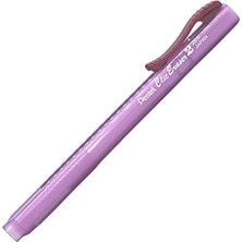 Maxi Trendy Clic Eraser 2 Sürgülü Kalem Silgi Şeffaf Gövdeli, Kırmızı
