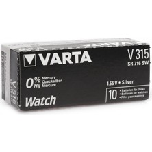 İlk El Grup Renata 315 SR716SW 1.55V Alkalin Saat Pili 10 Adet