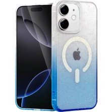 İlk El Grup    iPhone 11 Pummel Shiny Magsafe Kapak - Mavi