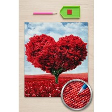 Liva Craft Boncuk İşleme Kiti 50 x 40 Kalp Ağacı