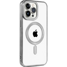 İlk El Grup Apple Iphone 15 Pro Max Kılıf Kronos Magsafe Kapak - Titanyum Gri