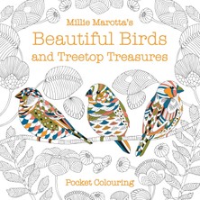 Maxi Trendy Millie Marotta's Beautiful Birds And Treetop Treasures Pocket Colouring (Kapak Resmi Değişebilir)