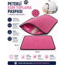 Kedi Tuvalet Önü Paspası-Pembe