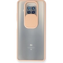 İlk El Grup    Mi 10T Lite Kılıf Palm Buzlu Kamera Sürgülü Silikon - Pembe