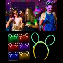 İlk El Grup  Glow Taç Fosforlu Taç Karışık Renk 12 Adet