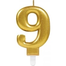 İlk El Grup  9 Rakam Mum Gold Renk