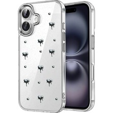 İlk El Grup    iPhone 16 Plus Fiyonk Desenli Kapak - Desen 1