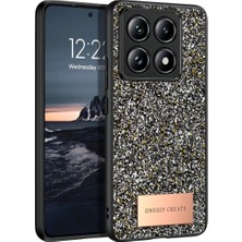 Herşey Trend Herşeytrend Onegif Xiaomi Mi 14T Pro Bright Simli Kapak - Gümüş