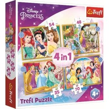 Maxi Trendy Puzzles - "4'ü 1 Arada" - Mutlu Günler/ Prensesi