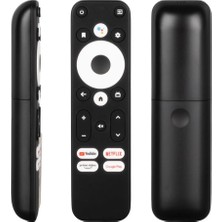 Maxi Trendy Botech Wzone 4K Uyumlu Sesli Komut Özellikli Uzaktan Kumanda- Siyah