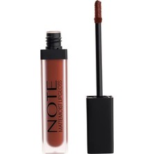 Maxi Trendy Mattemoist Lipgloss 416 Brown Yarı Mat Bitişli Likit Ruj, Kahverengi
