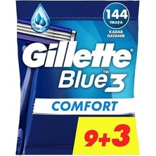 Maxi Trendy Blue3 Kullan At Erkek Tıraş Bıçağı 9+3 Adet