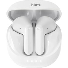 Maxi Trendy Opus Bluetooth V5.4, Kablosuz Kulak Içi Tws Kulaklık, Enc Destekli 4 Mikrofon Sistemi, Beyaz