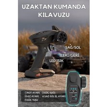 Maxi Trendy /oyuncak 2.4 Ghz Uzaktan Kumandalı 50 Km Hız Yapan Araba, Full Fonksiyon, 4x4 Offroad Arazi Aracı 1300 Mah Şarjlı Pilli Yüksek Teker Araç