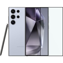 Maxi Trendy Tam Kaplayan Parmak Izi Bırakmayan Safir Ekran Koruyucu Cam,  S24 Ultra Ile Uyumlu