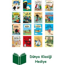 Herge 16 Kitap Seti + Dünya Klasiği Hediye