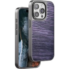 Herşey Trend Herşeytrend Venco Apple Iphone 15 Pro Wave Kapak - Derin Mor