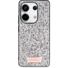 Herşey Trend Herşeytrend Onegif Xiaomi Redmi Note 13 Pro 4g Bright Simli Kapak - Gümüş