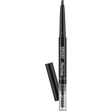 Maxi Trendy Angled Brow Fırça Başlıklı & Asansörlü Ucu Açılı Kaş Kalemi