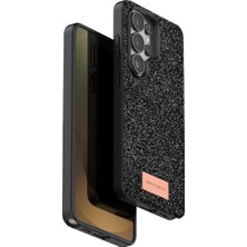 Herşey Trend Herşeytrend Onegif Samsung Galaxy S26 Ultra Bright Simli Kapak - Siyah