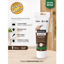 Aguaplast Ahşap Parke Tamir Macunu Beyaz Renk Ekstra Ahşap Dolgu Macunu 125 ml