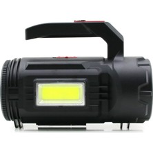 EkoAlışverişDünyam 2in1 19PCS = Tamir - Hırdavat Seti El Fener - Projektör LED + Cob USB - Type-C - Pil Şarjlı HS-310 (5510)