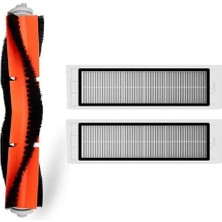 Lin Grup Xiaomi Vacuum Cleaner (Global) (SDJQR02RR) Robot Süpürge Uyumlu 3'li Yedek Parça Seti