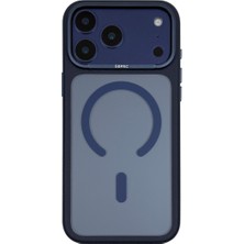 Covpor Sbprc iPhone 17 Pro Max Için Arkası Mat Kenarları Pu Deri M-Safe Destekleyen Grant Kapak