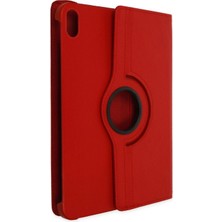 Marsilyan™- Apple Ipad 2022 10.9 (10.nesil) Kılıf 360 Tablet Deri Kılıf - Kırmızı
