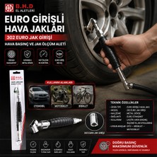 EkoAlışverişDünyam Euro Jack Lastik Hava Basınç Ölçüm Aleti Oto - Bisiklet - Motorsiklet - Bot (5510)