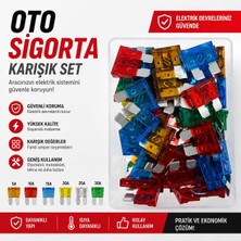 İyem Karışık Oto Bıçak Sigorta Seti- 100 Adet (Büyük Boy)