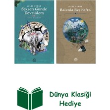 İletişim Yayınları Jules Verne 2 Kitap Seti + Dünya Klasiği Hediye