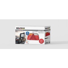 Wolfram LED 7 Fonksiyonlu Arka Stop Lambası Kırmızı-Amber-Beyaz 10-30V E9 Belgeli Sol