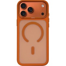 Covpor Sbprc iPhone 17 Pro Için Arkası Mat Kenarları Pu Deri M-Safe Destekleyen Grant Kapak