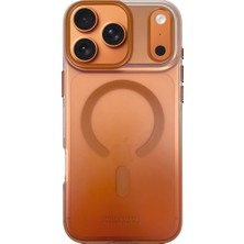 Covpor Sbprc iPhone 17 Pro Max Kılıf Renk Geçişli Şeffaf M-Safe Şarja Uygun Augus Kapak