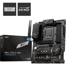 MSI Msı Pro Z790-P Wıfı Ddr5 M2 Pcıe Nvme HDMI Pcıe 16X V5.0 1700P Atx