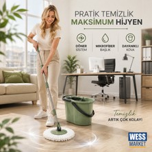 Wess Spin Mop Döner Başlıklı Temizlik Seti 19 Lt.