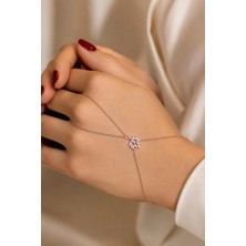 Argentum Concept 925 Ayar Gümüş Şahmeran Rose Çınar Yaprağı Figürlü - B057901