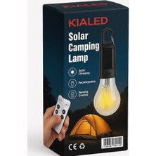 Eseno Select Kialed Solar Güneş Enerjili Zaman Ayarlı Type-C Şarjlı Kumandalı Çadır Lambası