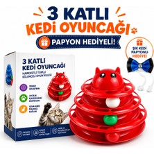Pawia Üç Katlı Oyuncak-Kırmızı