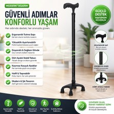 MEDEVRELF Comfort Plus DY05940L Yeni Nesil Baston 4 Ayaklı