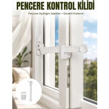 Hep Içe Açılan Camlar Için Emniyet Kilidi Seti 3’lü Yeni Nesil Najmaddin
